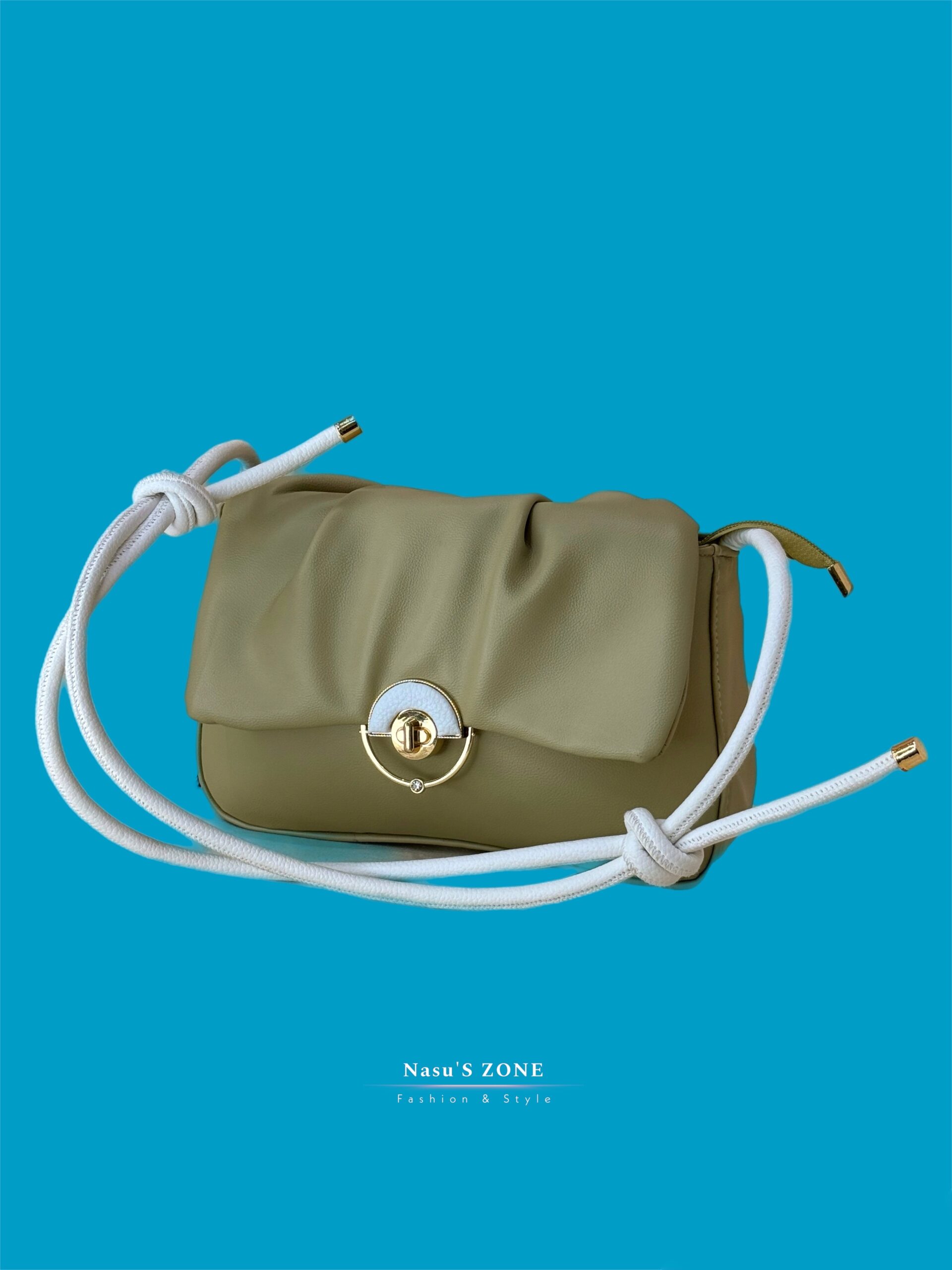 Mint Green Genuine Leather Bag