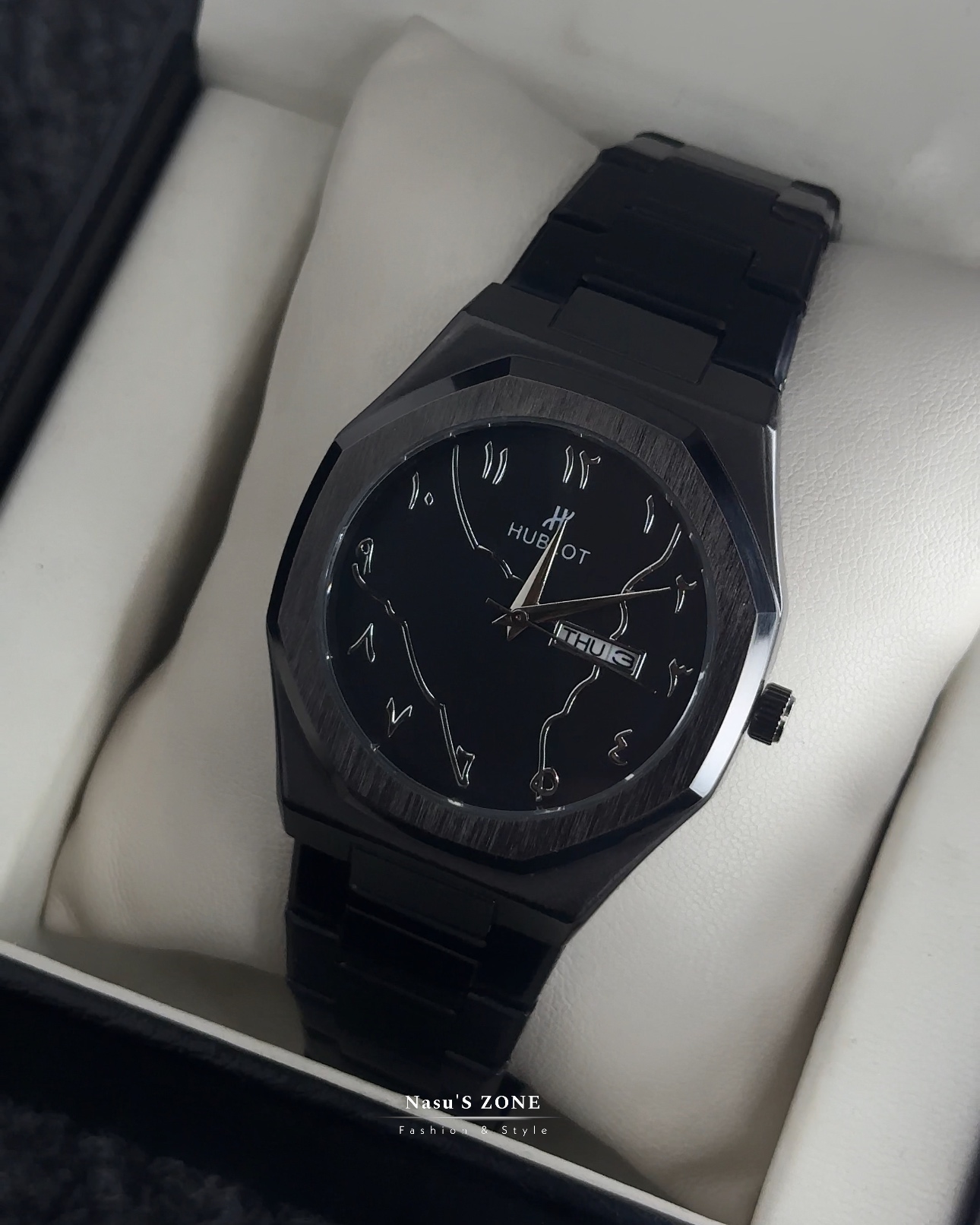 Stillness steel Arabic premium watch Model : MT-13784 - Image 2